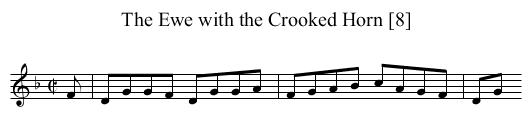 Ewe with the Crooked Horn [8], The - staff notation
