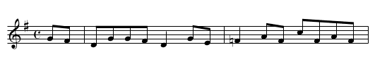 Ewe - staff notation