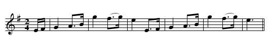 Ewe-Bughts, Marion - staff notation