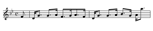Ewie Wi' the Crooked Horn - staff notation