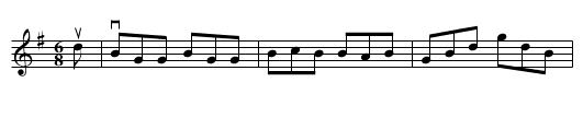 Exile's Lament -- Jig - staff notation