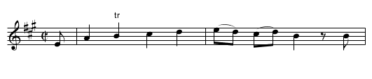 Expedition. WCD3/2.111, The - staff notation