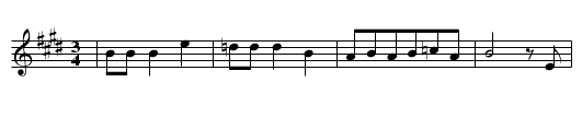 EY MAI LIEBE MALCHEN HIE - staff notation