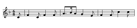 Fading, The - staff notation