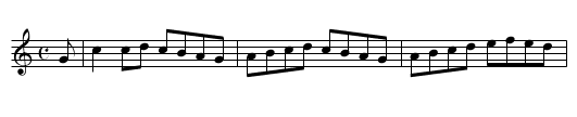 Fadwg Fach - staff notation