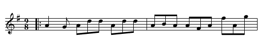 Faeries Delight - staff notation