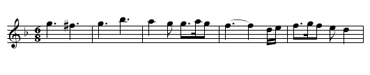 Faine I would - staff notation