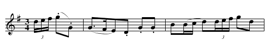 Fáinleog Beag, An - staff notation