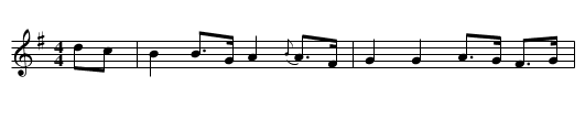 Fair Branch, The - staff notation