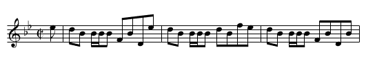 Fair Fa' the Minstrel - staff notation