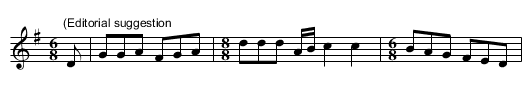 Fair Floro - staff notation