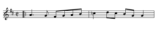 Fair Haired Boy, The - staff notation