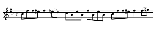 Fair Haired Mary   (reel)     1474 - staff notation
