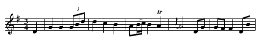 Fair Hebe. Ya.26 - staff notation