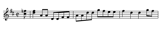 Fair Morning Hornpipe - staff notation