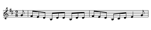 Fair of Bellaghy, The - staff notation