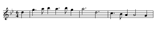 Fair Phillis - staff notation