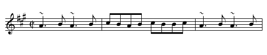 Fair Wind, A - staff notation