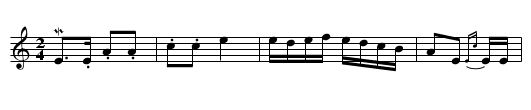 Fairfield Fancy - staff notation