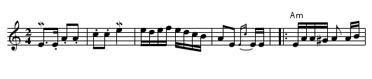 Fairfield Fancy - staff notation