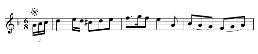 Fair-haired Child [3], The - staff notation