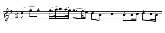 Fairhaired Girl, The - staff notation