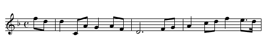 Fair-Haired Weaver, The - staff notation