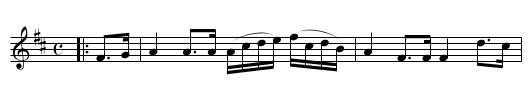 Fairies Advance,The. 2voices RH.043 - staff notation