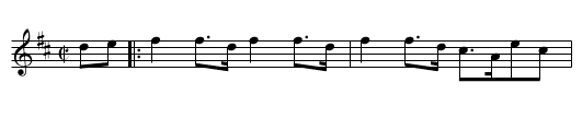 Fairies Dance.2voices. RH.042, The - staff notation
