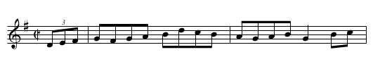 Fairies' Hornpipe, The - staff notation