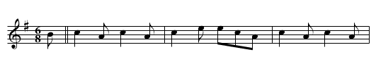 Fairly Shot of Her - staff notation