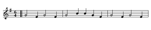 Fairly shut of her - staff notation