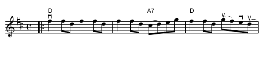 Fairy Dance (Harm.), The - staff notation
