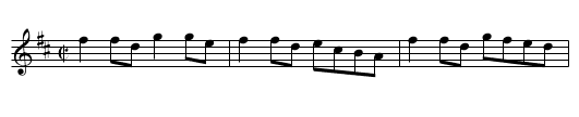 Fairy Dance. JC.156 - staff notation