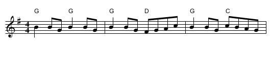 Fairy Dance, The - staff notation