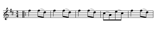 Fairy Dance, The  - staff notation