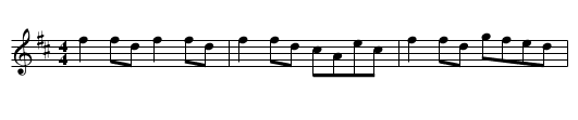 Fairy Dance, The - staff notation