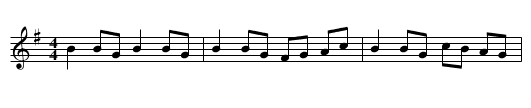 Fairy Dance - staff notation