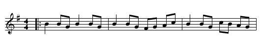 Fairy Dance - staff notation
