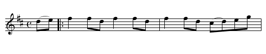 FAIRY DANCE - staff notation