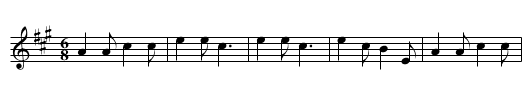 Fairy Lullaby - staff notation