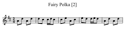 Fairy Polka [2] - staff notation