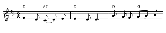 Falkvor Lomansson - staff notation