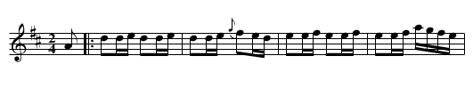 Fall of Paris - staff notation
