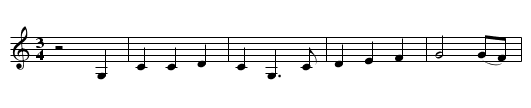 False Bride (Dancing at Whitsun etc.) - staff notation