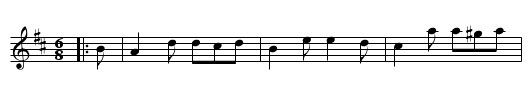 Family Jig - staff notation