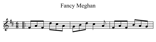 Fancy Meghan - staff notation
