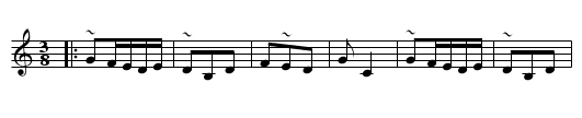 Fandangu (MG 79) - staff notation