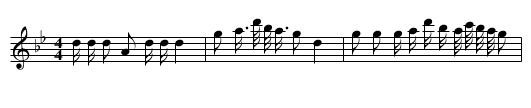 Fang che yao - staff notation