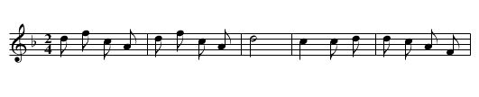 Fangyang ge - staff notation